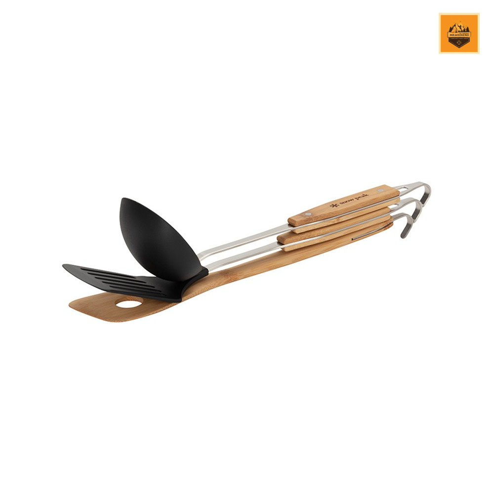 Dụng cụ nấu ăn Snow peak Kitchen tool set (with storage case), CS-217 | Chính hãng