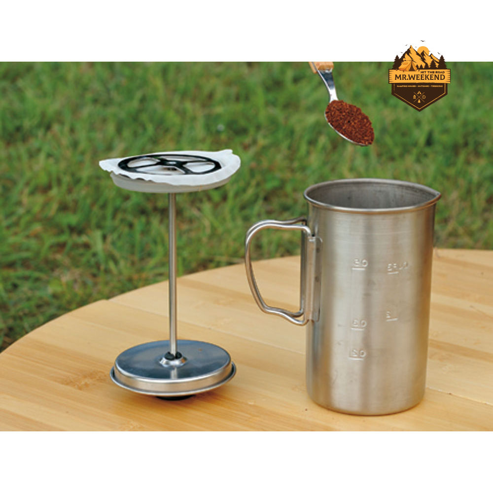 Dụng cụ pha cà phê Snow Peak Titanium French Press, CS-111 | Chính hãng