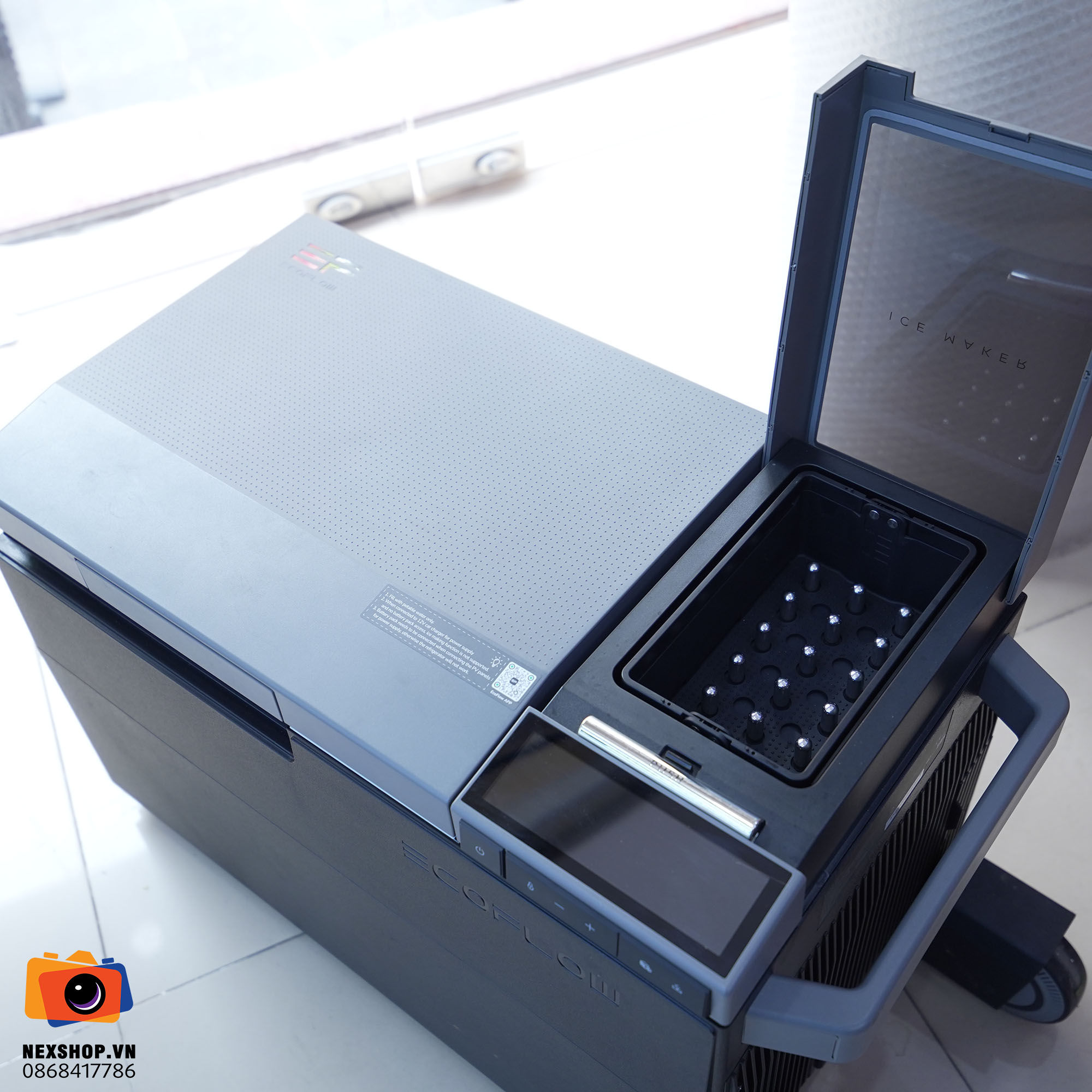 EcoFlow GLACIER Tủ lạnh camping | Used ( Chưa gồm pin )