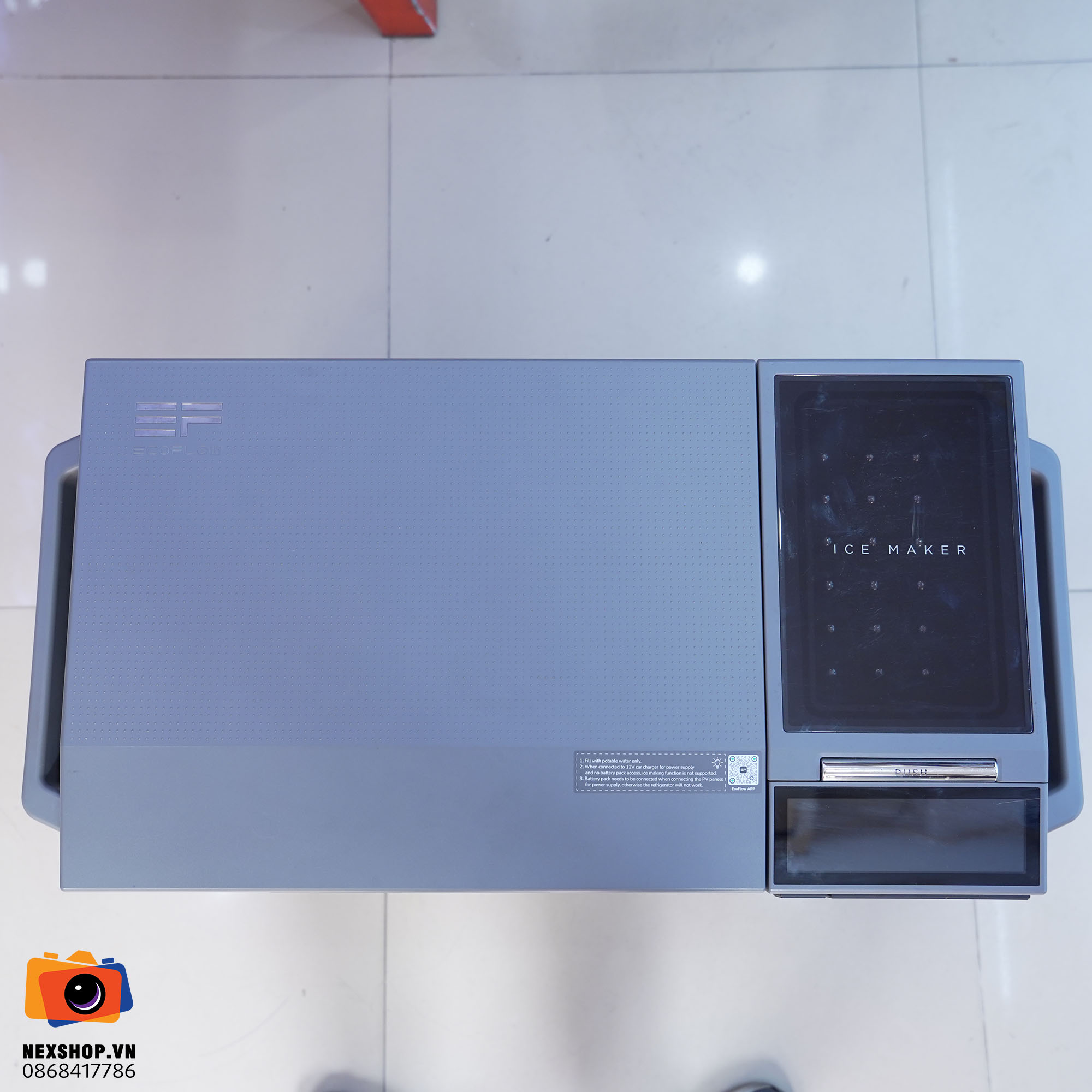 EcoFlow GLACIER Tủ lạnh camping | Used ( Chưa gồm pin )