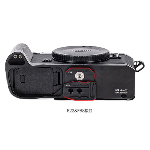 Falcam L-Shaped Grip with F22 & F38 QR for Nikon Zf - C00A4308