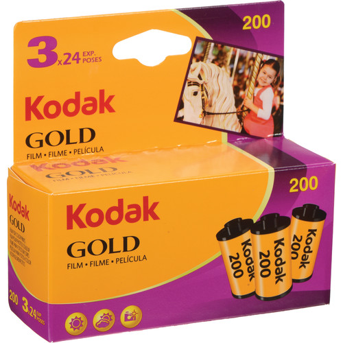 Film 35mm Kodak Gold 200 – Pack 3 cuộn 24 ảnh