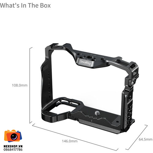 Full Camera Cage for Sony Alpha 7R V/Alpha 7 IV/Alpha 7 S III/Alpha 1/Alpha 7R IV - chi tiết 2
