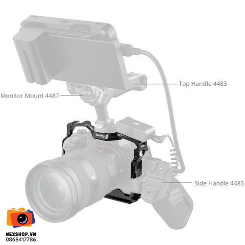Full Camera Cage for Sony Alpha 7R V/Alpha 7 IV/Alpha 7 S III/Alpha 1/Alpha 7R IV - chi tiết 6