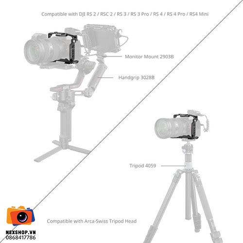 Full Camera Cage for Sony Alpha 7R V/Alpha 7 IV/Alpha 7 S III/Alpha 1/Alpha 7R IV - chi tiết 7