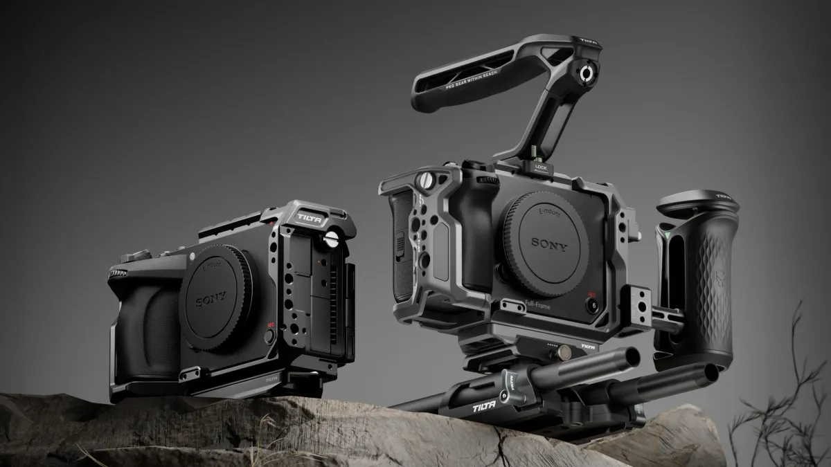 Full Camera Cage for Sony FX5 | Black/Titanium Gray | TITLA | Chính hãng | Fullvat