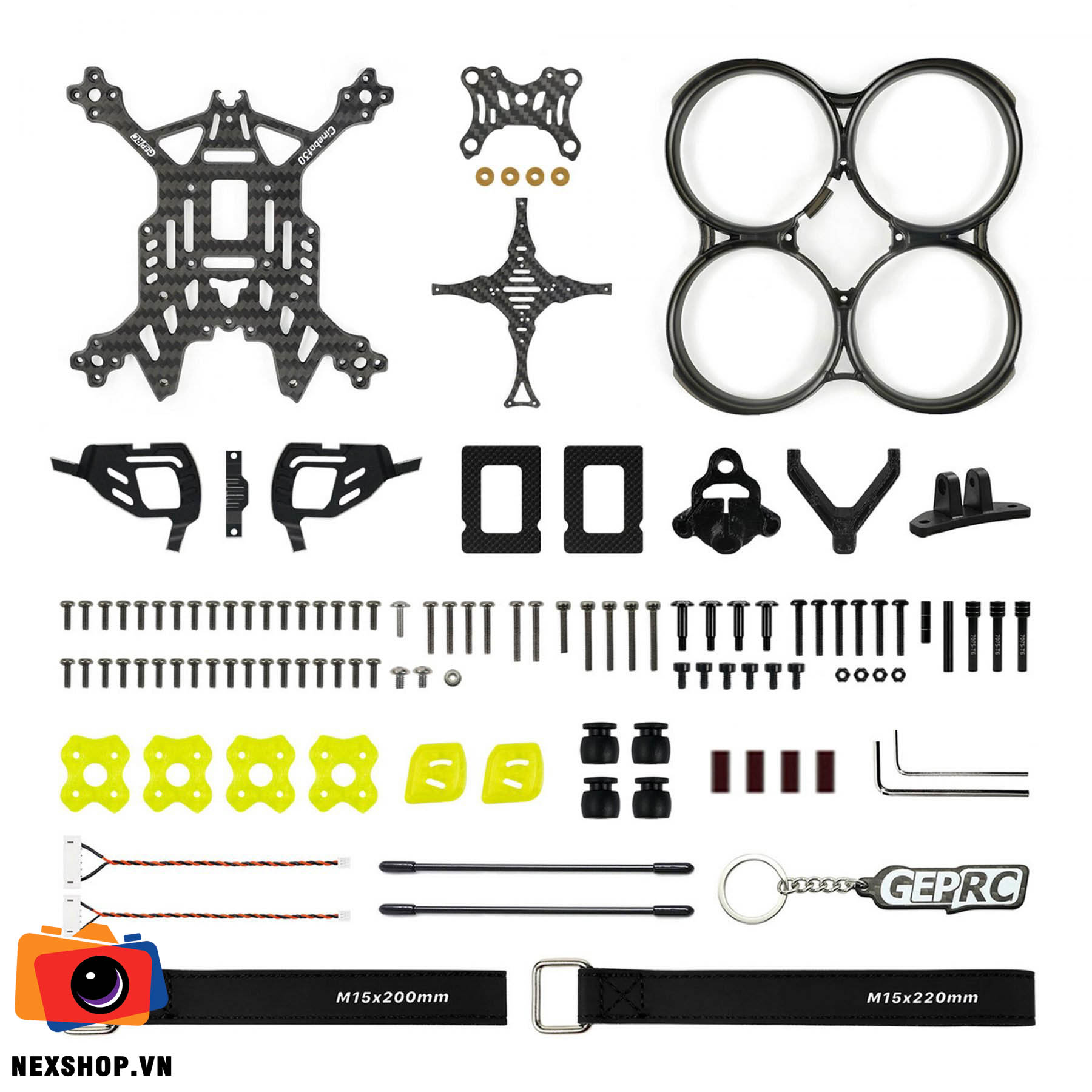 GEP-CT30 DJI AIRUNIT O3 Frame-With COB Light Strip and BEC