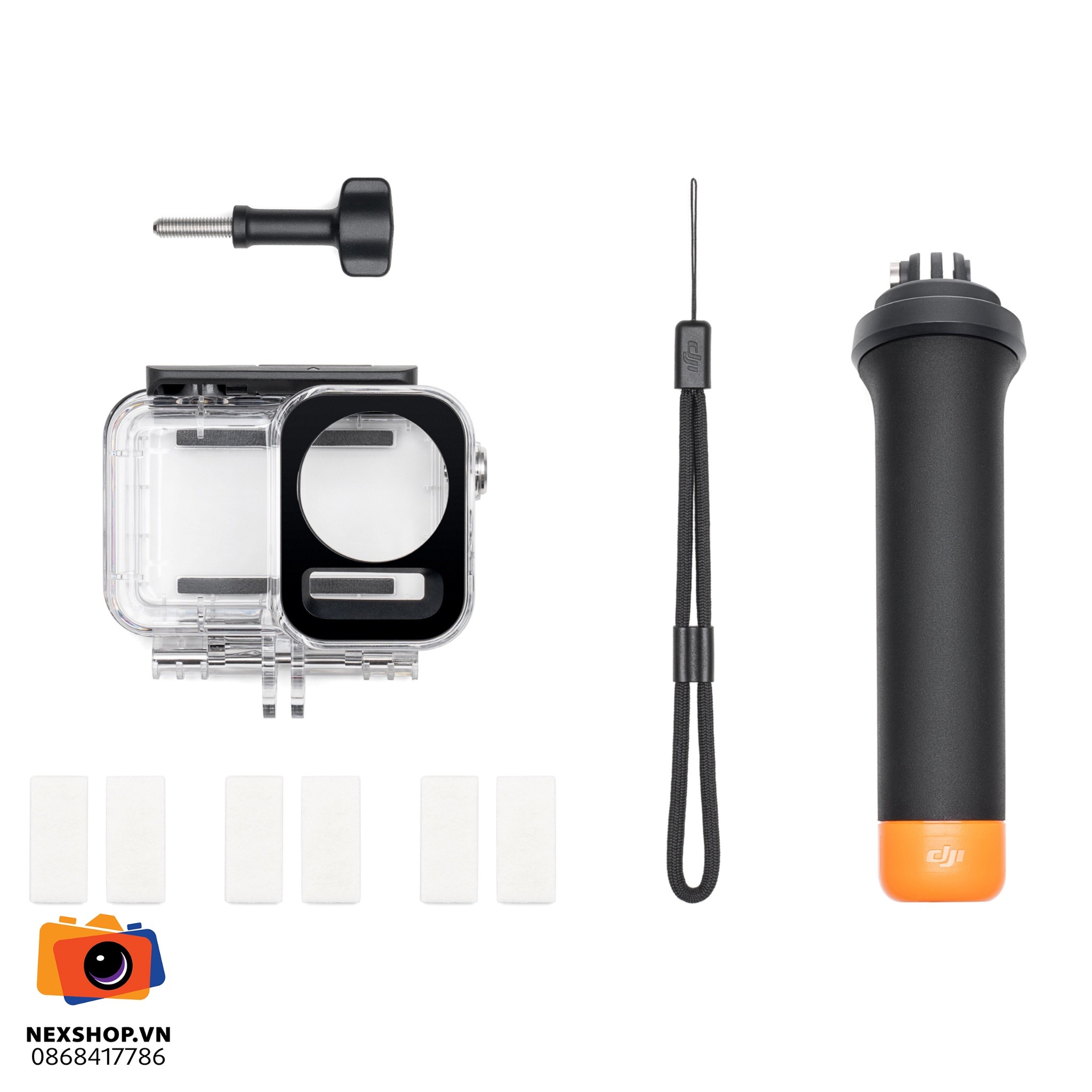 Gậy chuyên dụng kèm giá gắn máy quay dùng lặn biển DJI Osmo Action Diving Accessory Kit