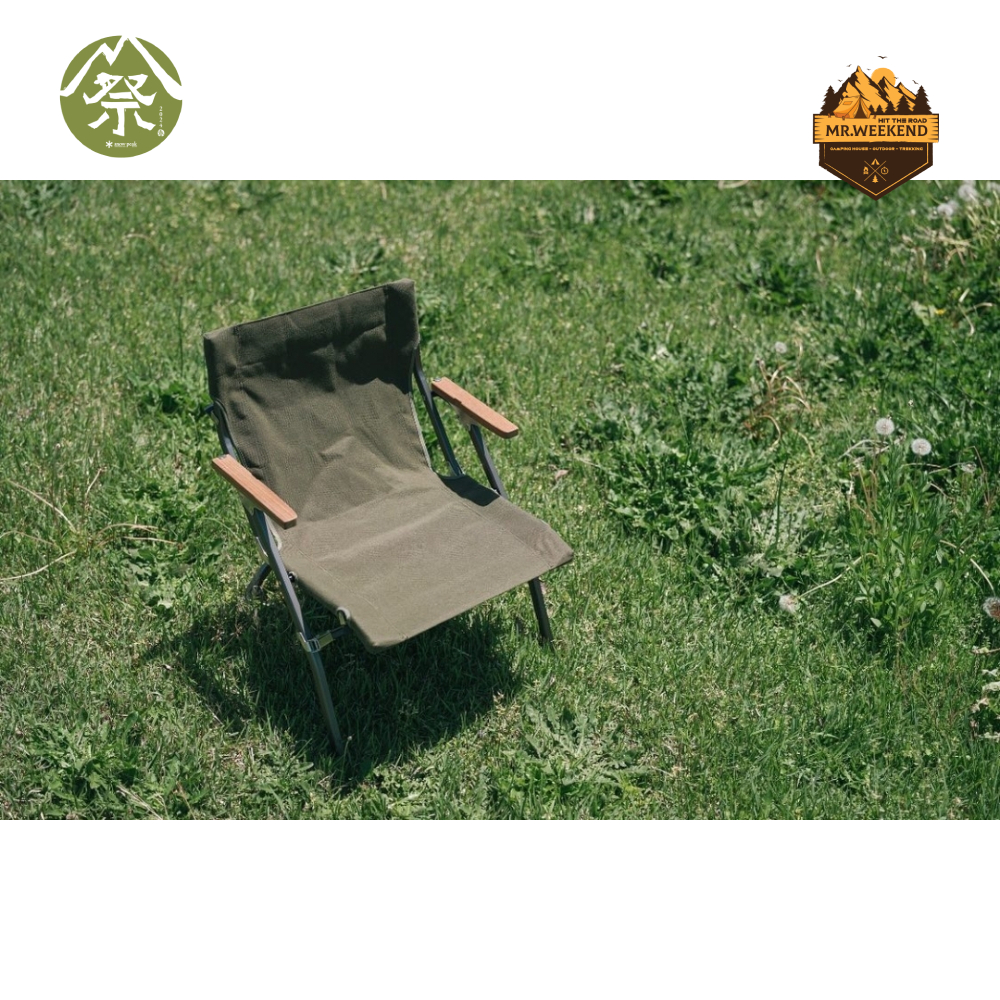 Ghế Snow peak Low Beach Chair Short in Dark Green , FES-187 | Chính hãng