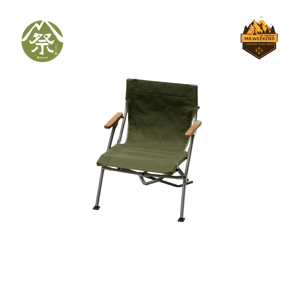 Ghế Snow peak Low Beach Chair Short in Dark Green , FES-187 | Chính hãng
