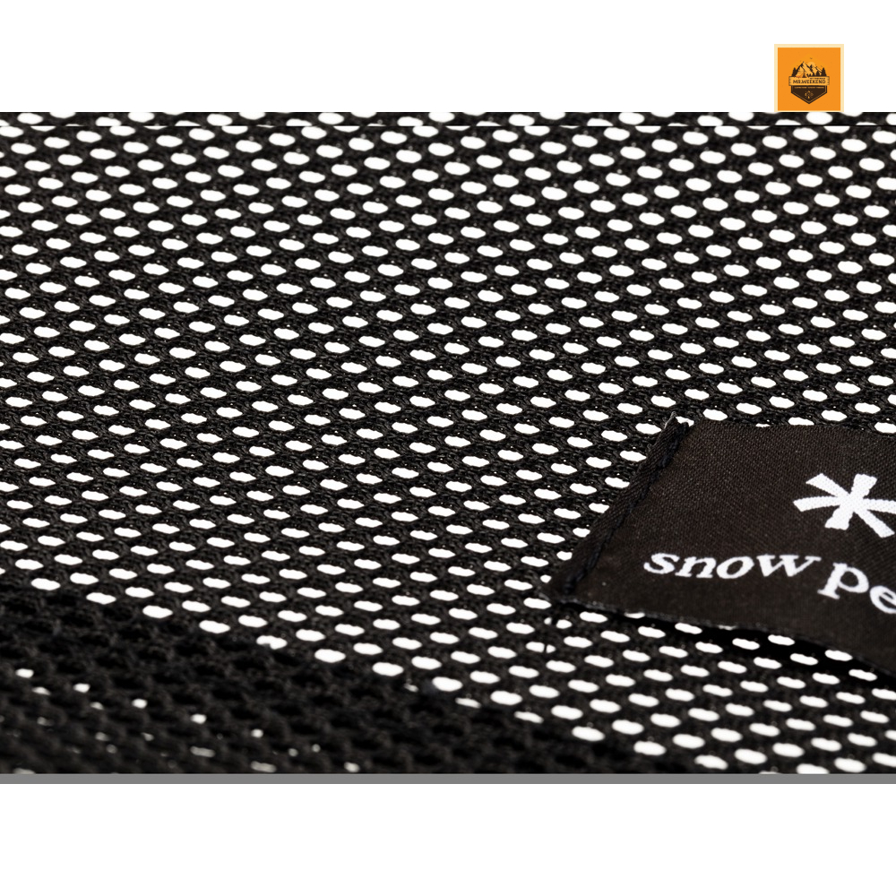 Ghế Snow peak Mesh FD Bench Black, LV-071M-BK | Chính hãng