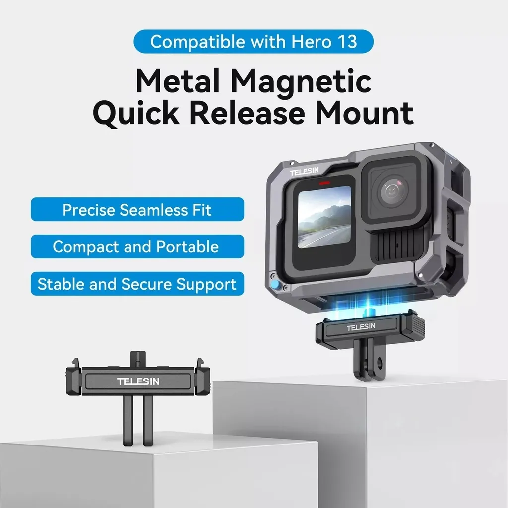 Giá Đỡ Ngàm Kép Telesin cho Osmo Nano / DJI Action 6 | Chính hãng | FullVAT