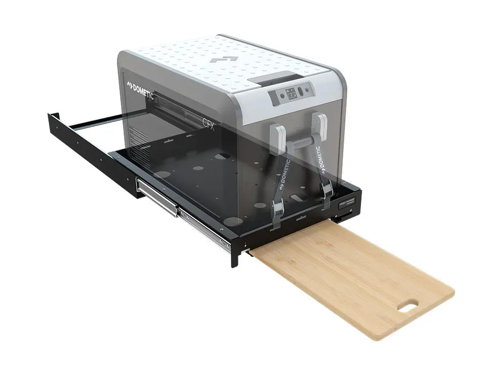 Giá Trượt Tủ Lạnh Front Runner Cargo/Fridge Slide with Cutting Board | Tương Thích Tủ Lạnh 35L-46L | Chính hãng