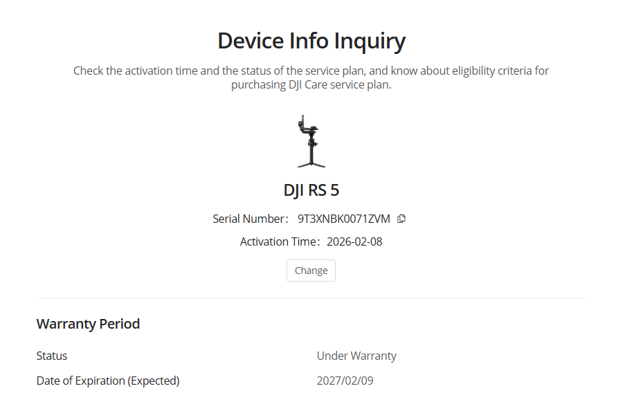 Gimbal DJI RS 5 Combo | USED
