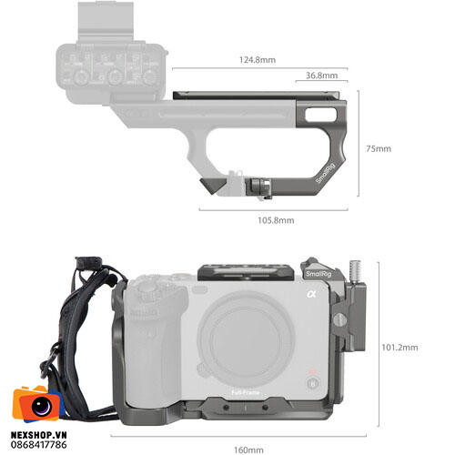 HawkLock Quick Release Advanced Cage Kit for Sony FX3 / FX3A / FX30 | Full VAT