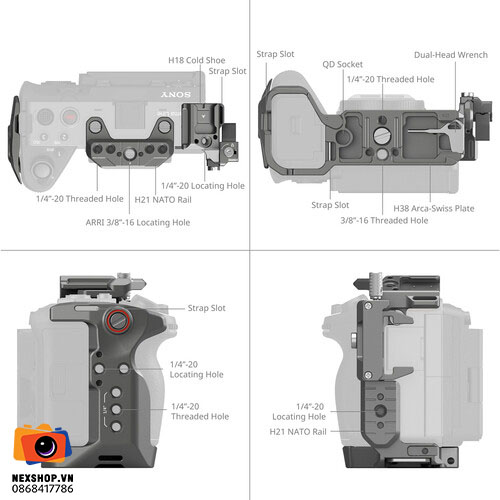 HawkLock Quick Release Cage Kit for Sony FX3 / FX30 | Full VAT