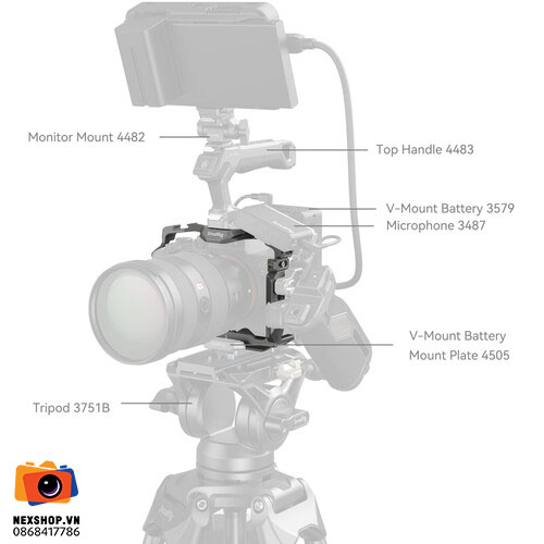 HawkLock Quick Release Cage for Sony Alpha 7R V / Alpha 7 IV / Alpha 7S III / Alpha 1 / Alpha 7R IV | Full VAT - chi tiết 8