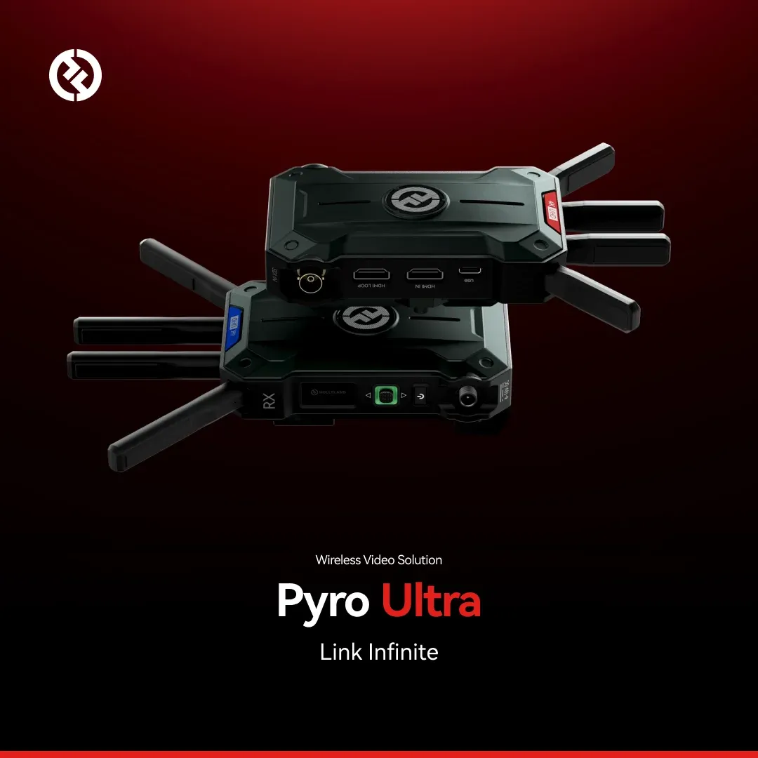 Hệ thống truyền video không dây Hollyland Pyro Ultra 4K HDMI/SDI | Bộ Thu (RX) | Chính hãng