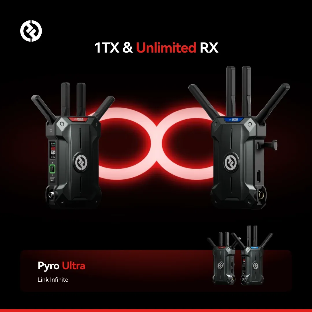Hệ thống truyền video không dây Hollyland Pyro Ultra 4K HDMI/SDI | Bộ Thu (RX) | Chính hãng