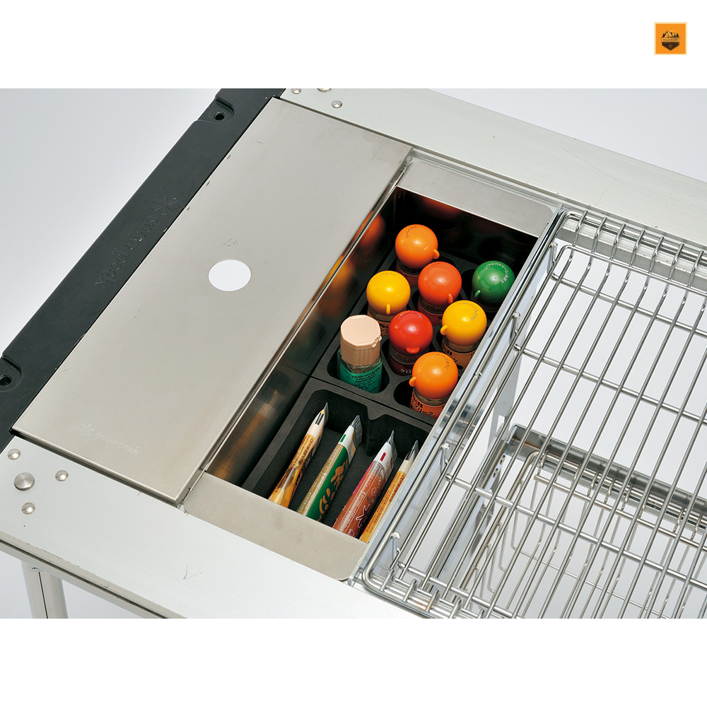 Hộp Phụ Kiện Snow peak Stainless Box Half Unit | Chính hãng