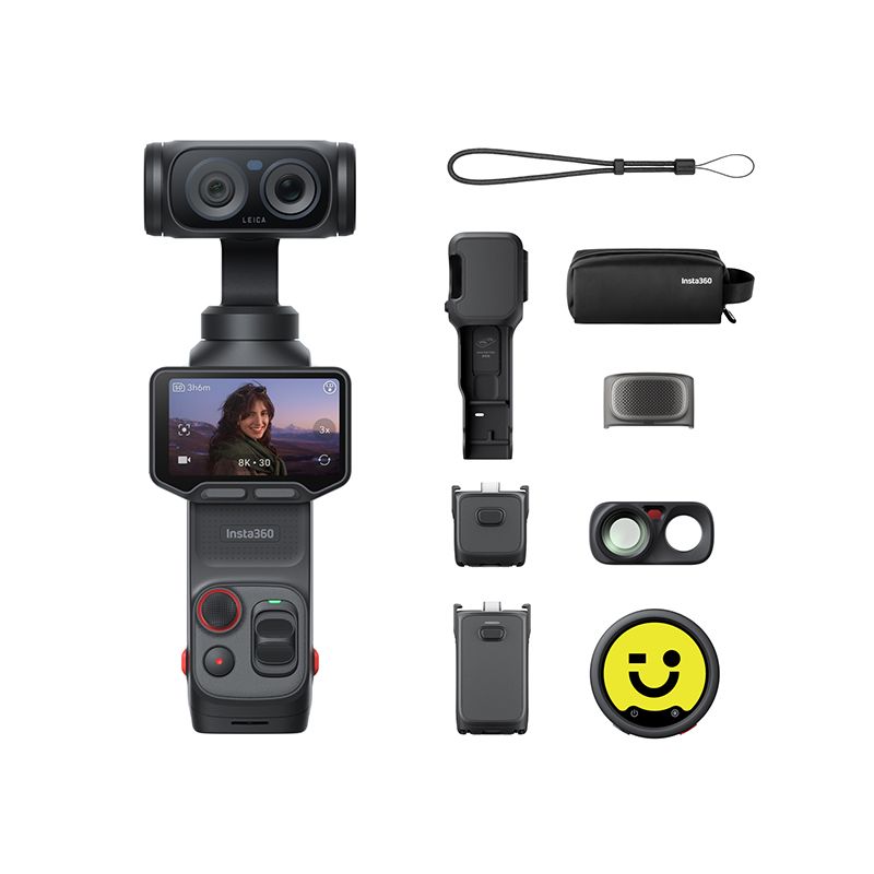 Insta360 Luna Ultra Cosmic Black Creator Bundle - thiết kế tổng thể