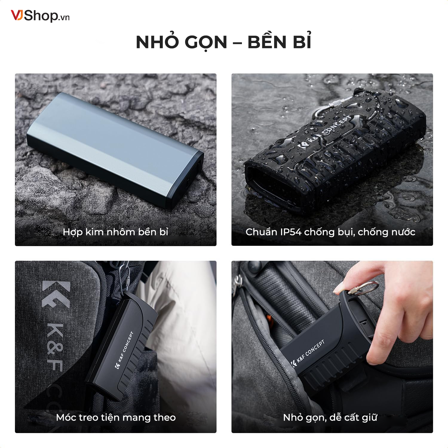 K&F Concept Đầu Đọc Tốc Độ Cao Và Lưu Trữ SD/MicroSD - KF31.190 | Chính Hãng