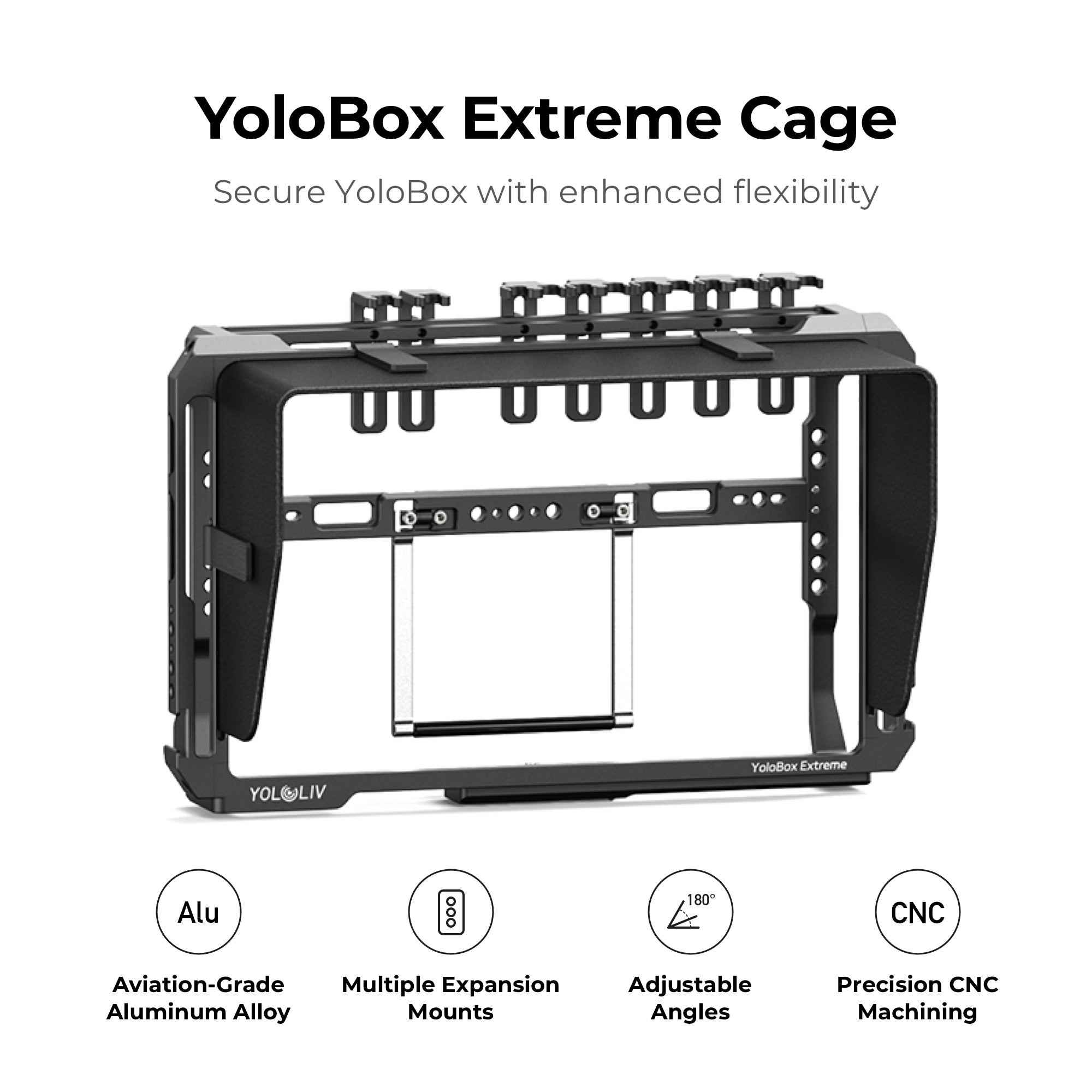 Khung Bảo Vệ Hợp Kim Nhôm Cho YoloBox Extreme PK1 Cage | Hàng Chính Hãng
