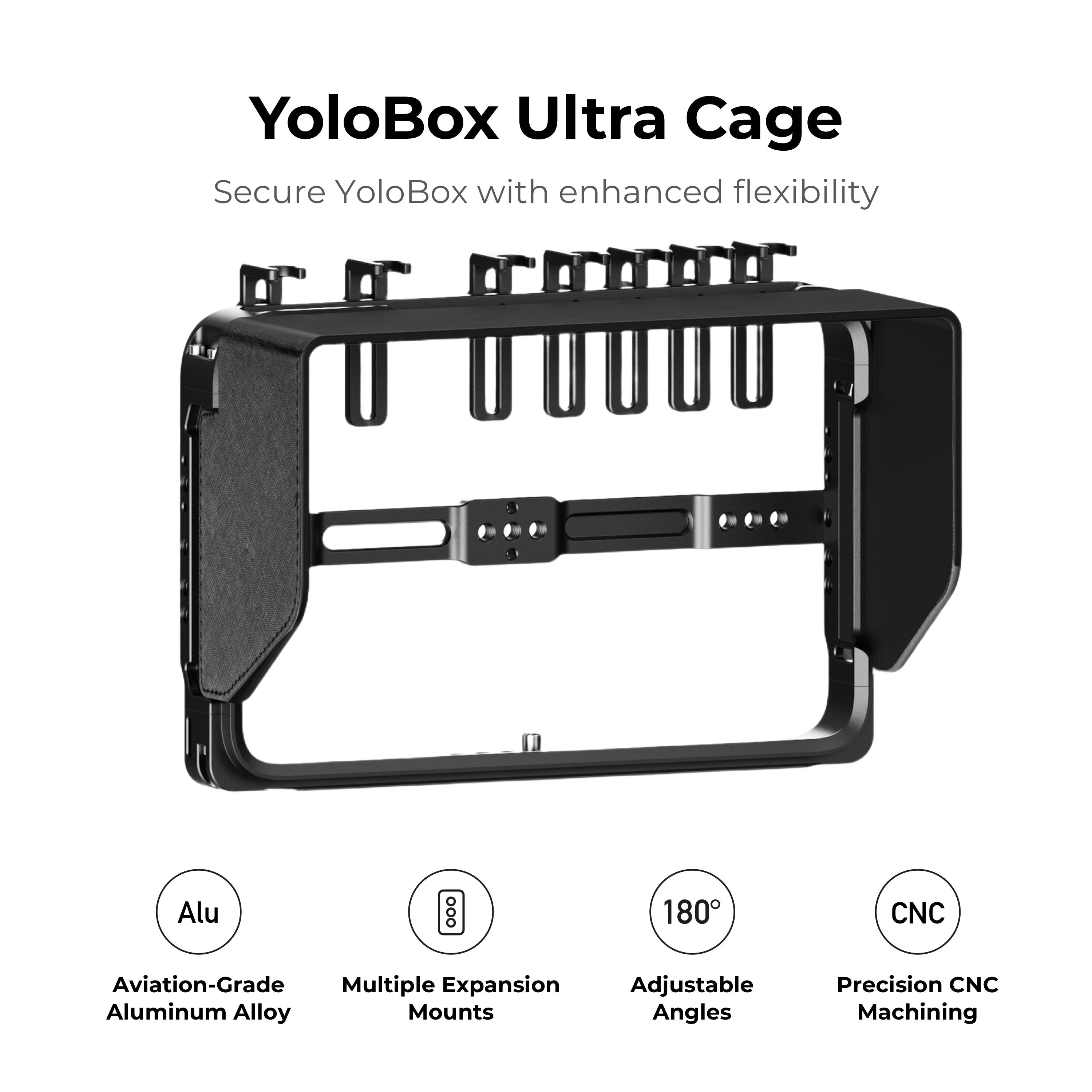 Khung Bảo Vệ Hợp Kim Nhôm Cho YoloBox Ultra PK1 Cage | Hàng Chính Hãng