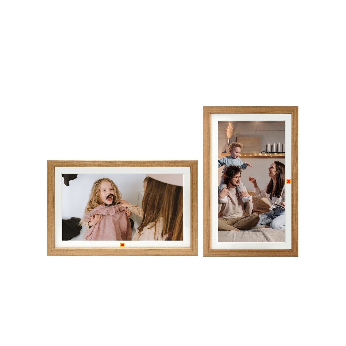 Khung ảnh kỹ thuật số Kodak RCF-1561W 15.6 inch Full HD Wi-Fi Vân Gỗ | Chính hãng