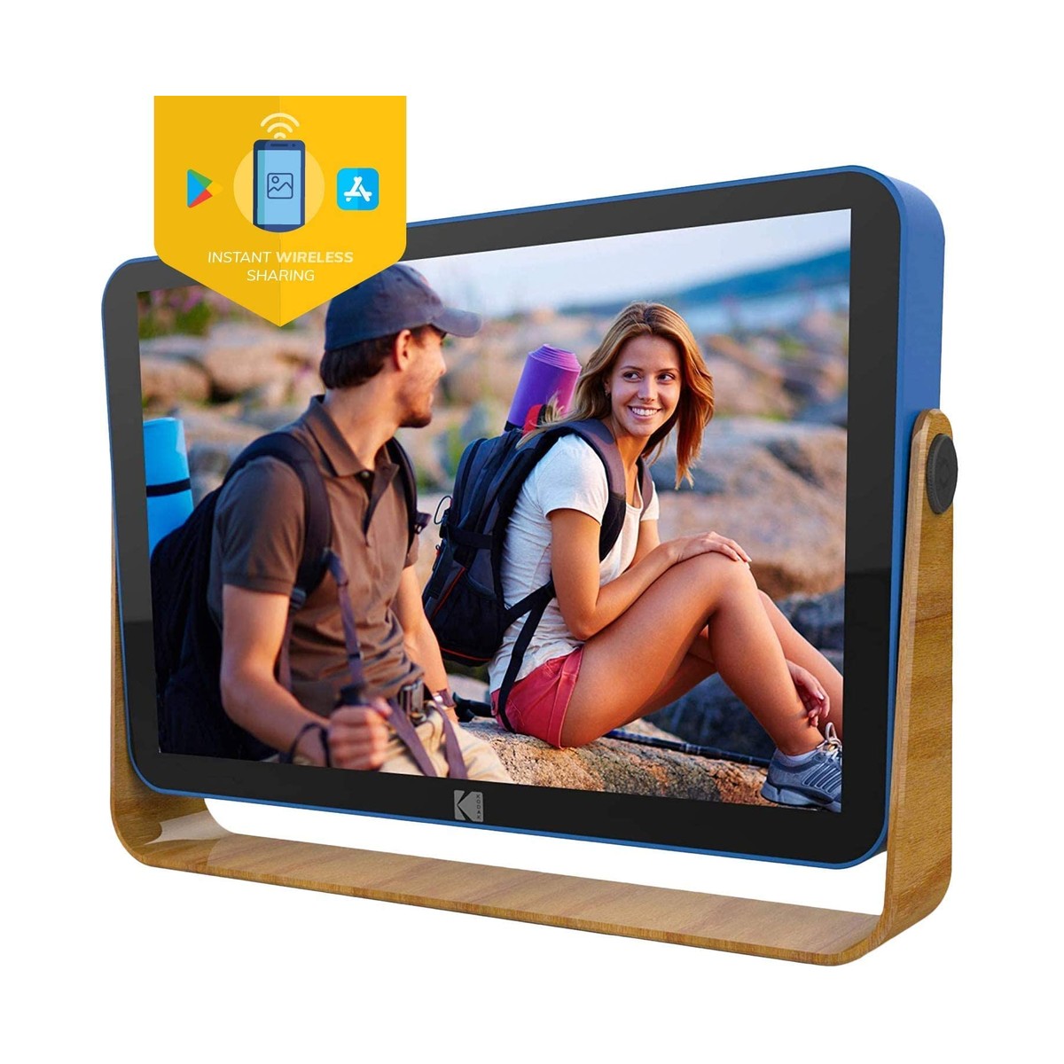 Khung ảnh kỹ thuật số Kodak RWF-108V 10.1 inch Wi-Fi Khung Kim Loại Tích Hợp Pin | Chính hãng