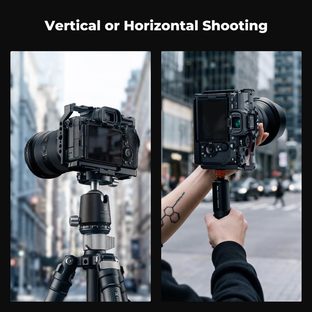 Khung bảo vệ máy ảnh Sony Full Camera Cage K&F Concept (A7 IV / A7S III / A7R V) | Chính Hãng | Fullvat