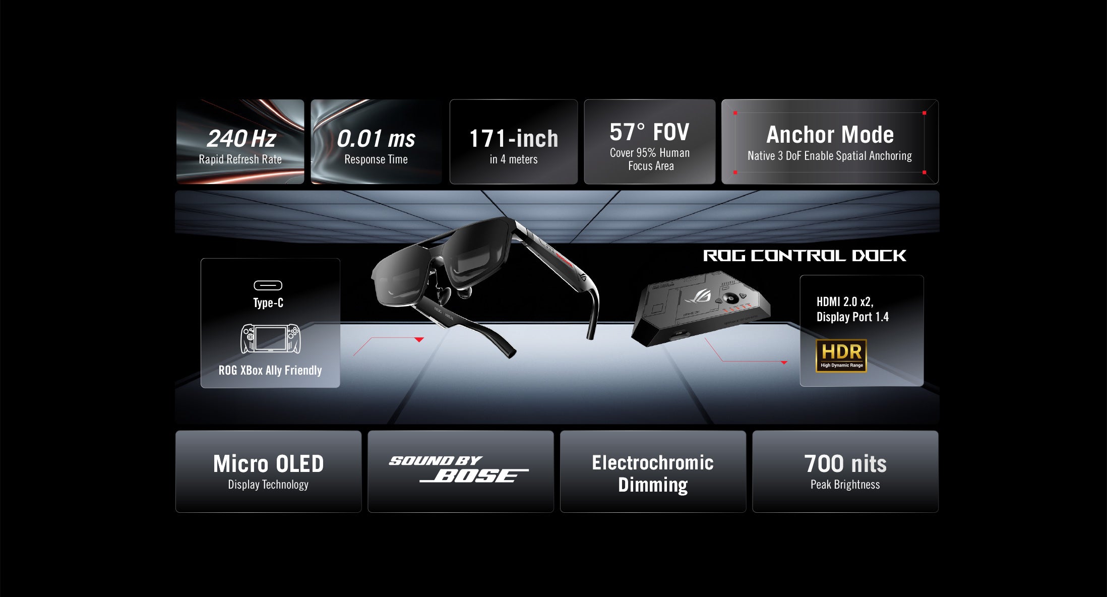 Kính AR ROG XREAL R1 240Hz | Chính hãng