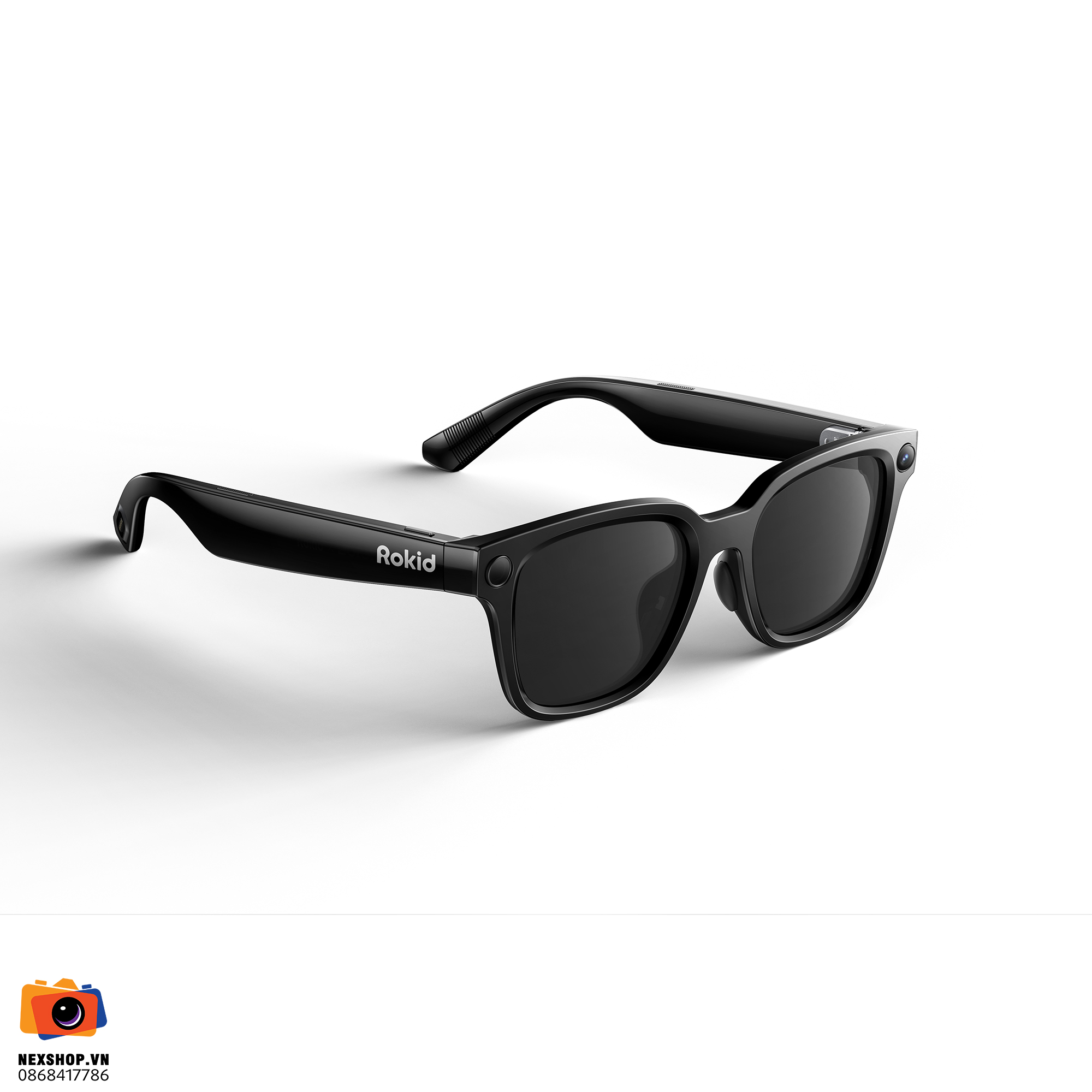 Kính AR Thông Minh Rokid AI Glasses RV203 | Đen | Chính hãng