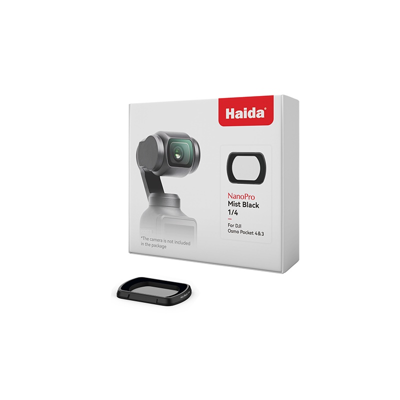 Kính lọc Haida NanoPro Magnetic Mist Black 1/4 Filter for DJI Osmo Pocket 3 | Chính hãng | Fullvat