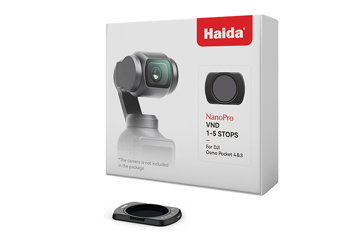 Kính lọc Haida NanoPro Magnetic Variable (1-5 Stop) ND Filter for DJI Osmo Pocket 3 | Chính hãng | Fullvat