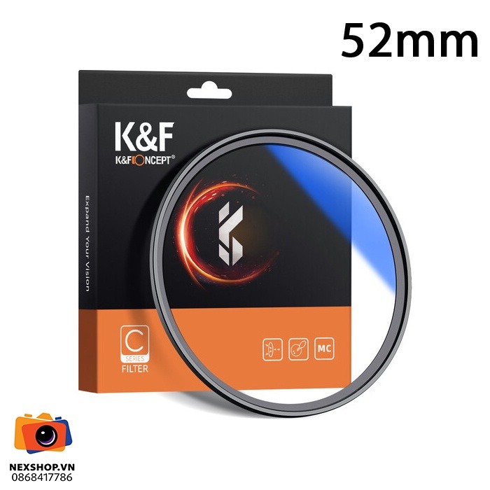 Kính lọc KNF Concept Blue Multi-Coated UV | 52mm