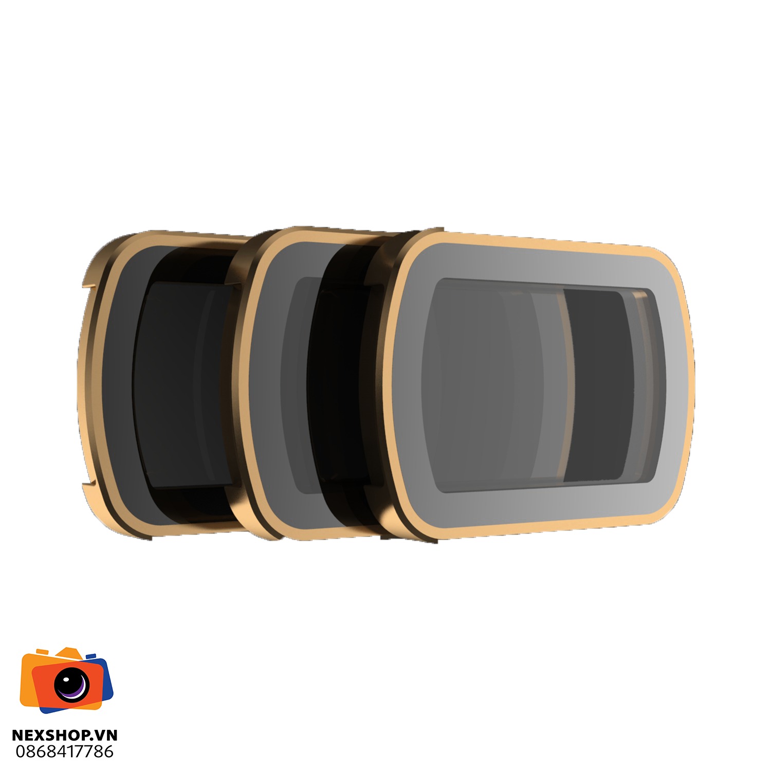 Kính lọc Polarpro Shutter Collection | Osmo Pocket 3 / Pocket 4 ( Bộ 3 Filter ND8 + ND32 +ND128 ) | Chính hãng
