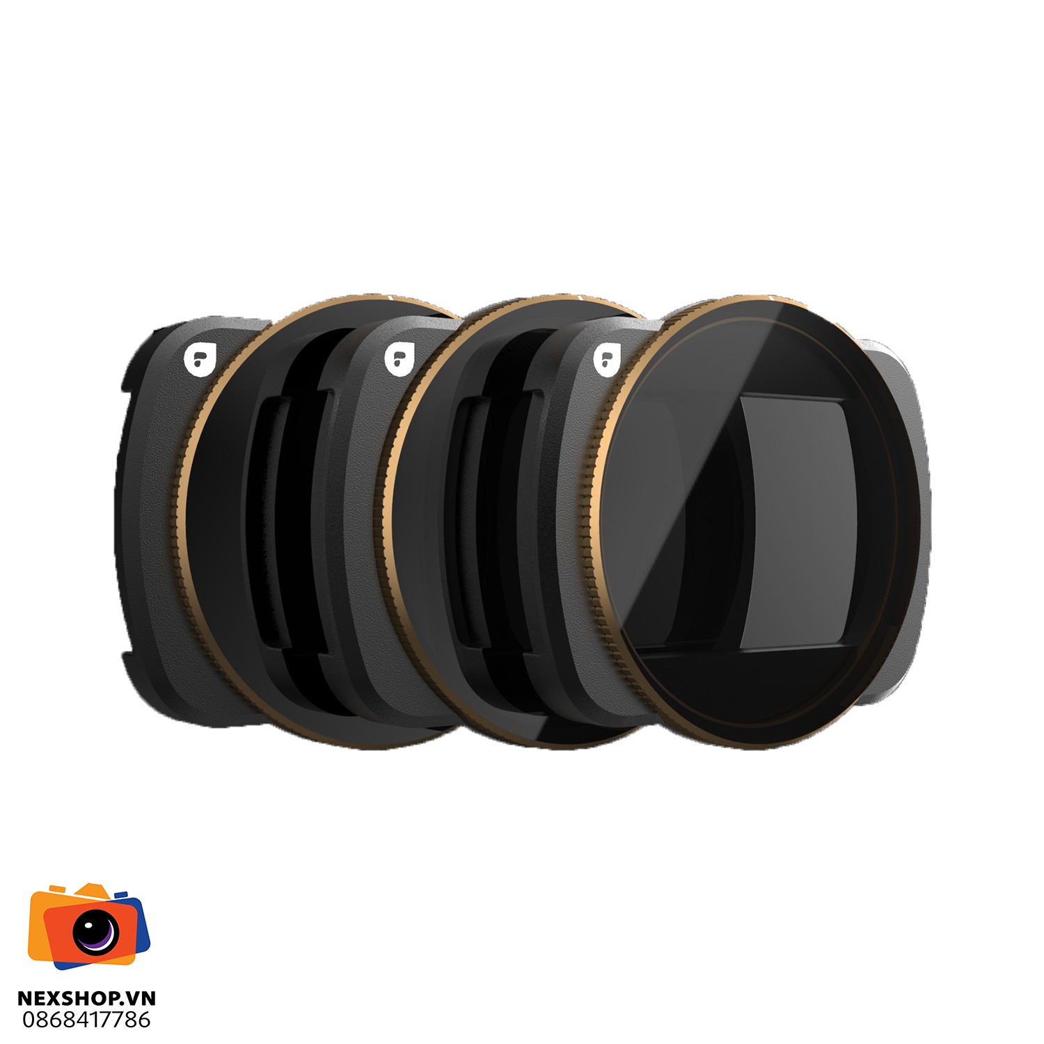 Kính lọc Polarpro Vivid Collection cho Osmo Pocket 3 / Pocket 4 ( Bộ 3 Filter ND8/PL + ND32/PL + ND128/PL ) | Chính hãng