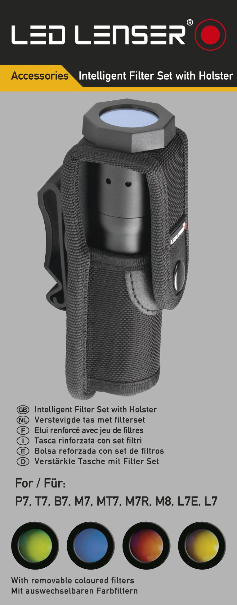 Ledlenser Pouch with Color Filter Set P7, M7R