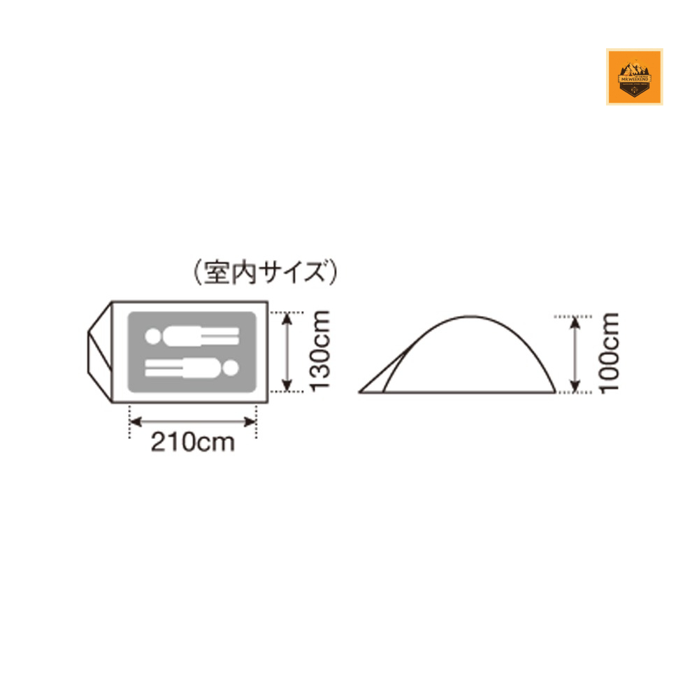 Lều Snow peak Far Pro.air 2, SSD-702 | Chính hãng