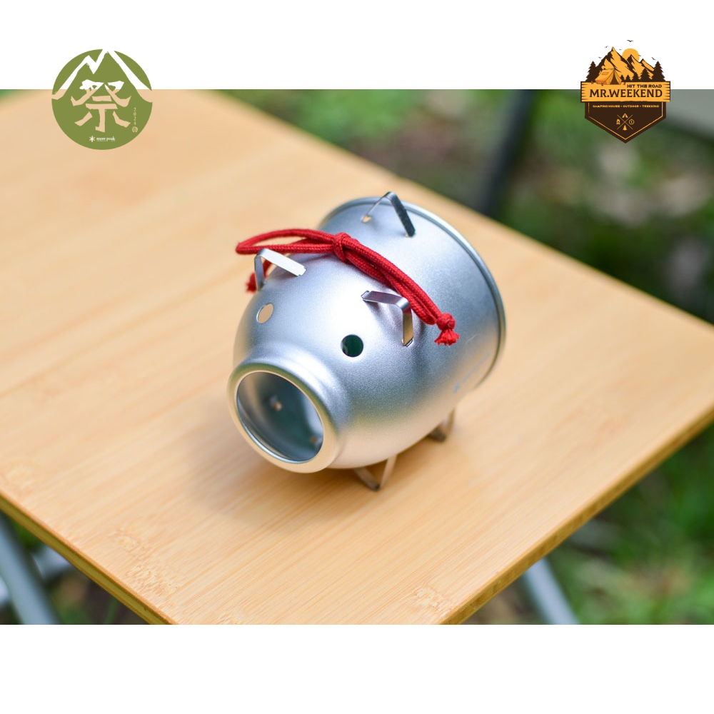 Lợn đốt nhang muỗi Snow peak Aluminum Mosquito Pig Mini , FES-087-1 | Chính hãng