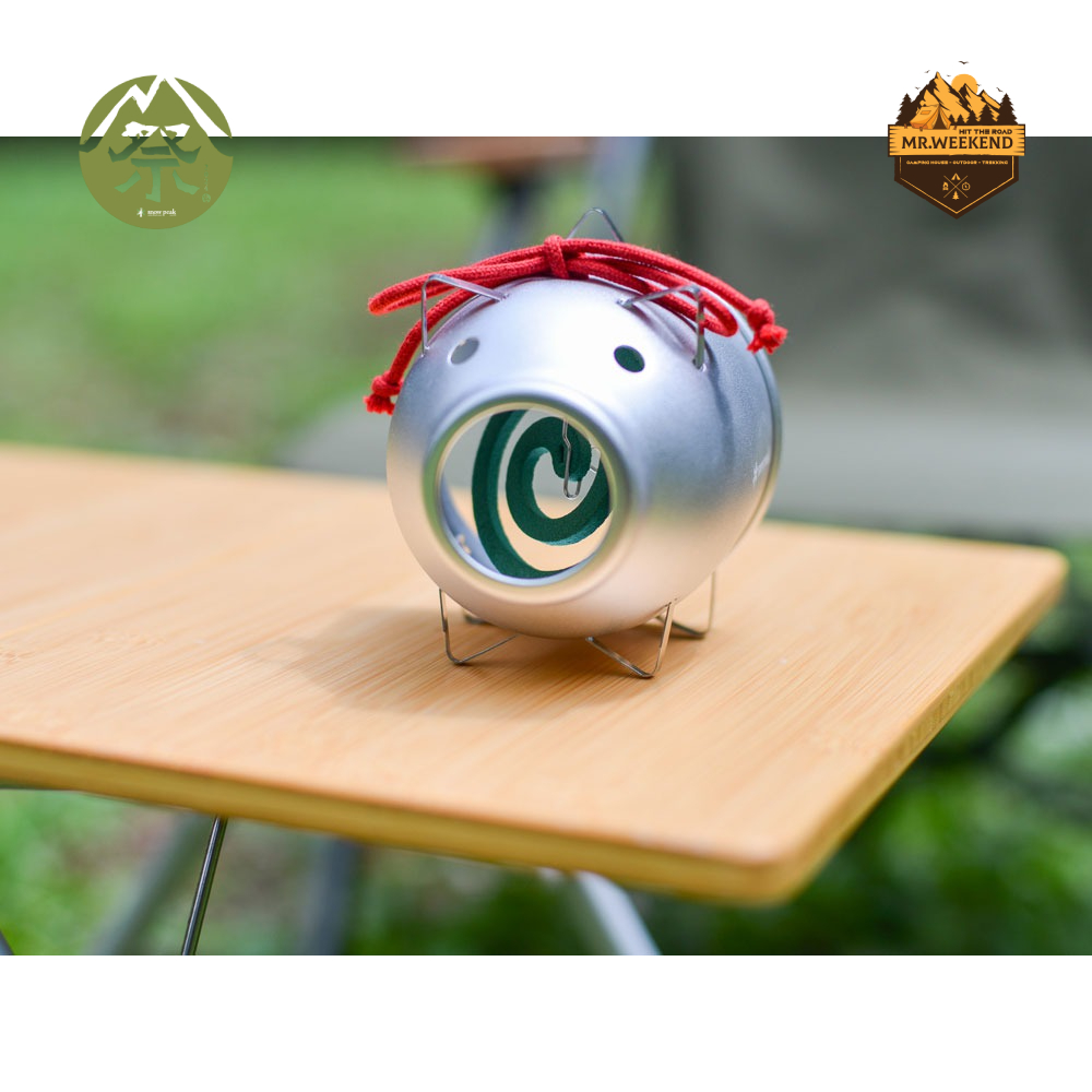 Lợn đốt nhang muỗi Snow peak Aluminum Mosquito Pig Mini , FES-087-1 | Chính hãng