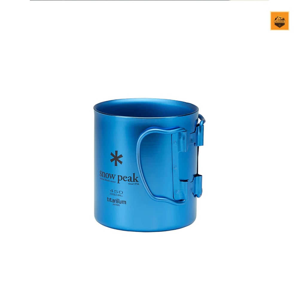 Ly Snow Peak Titanium Double Wall Colored Cup 450ml, MG-053 | Chính hãng