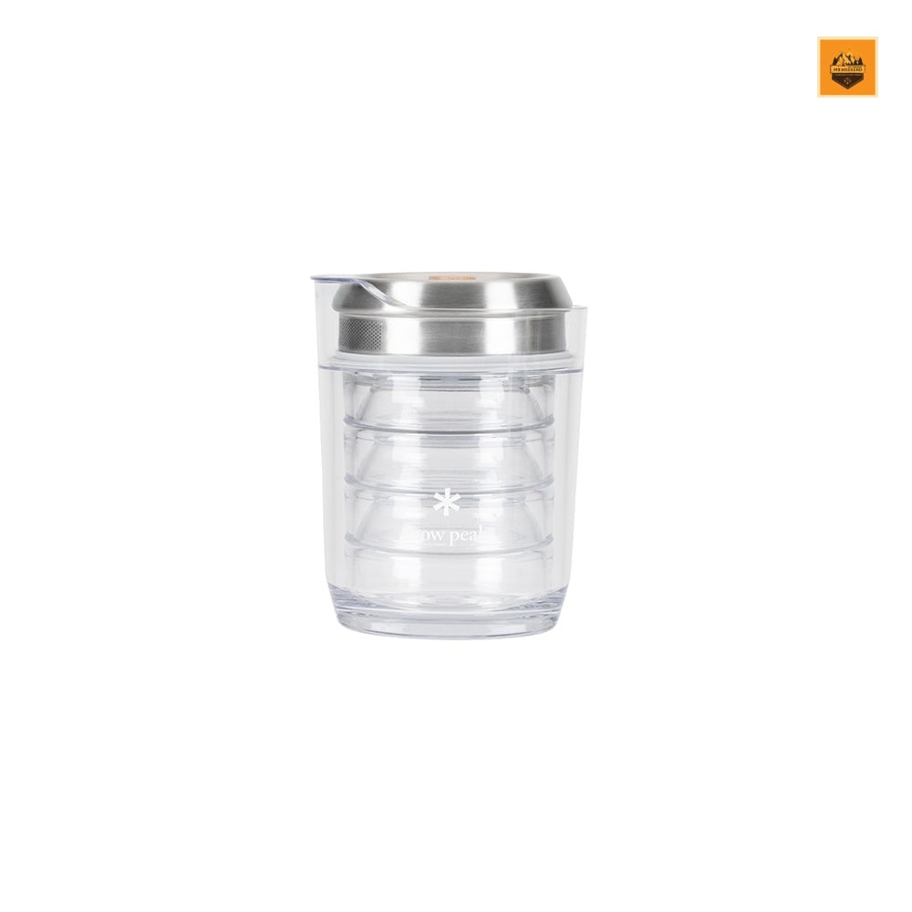 Ly Snow peak Sayo Clear Teacup (set of 2), TW-340 | Chính hãng