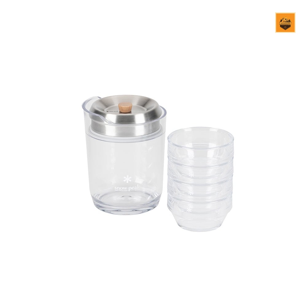 Ly Snow peak Sayo Clear Teacup (set of 2), TW-340 | Chính hãng