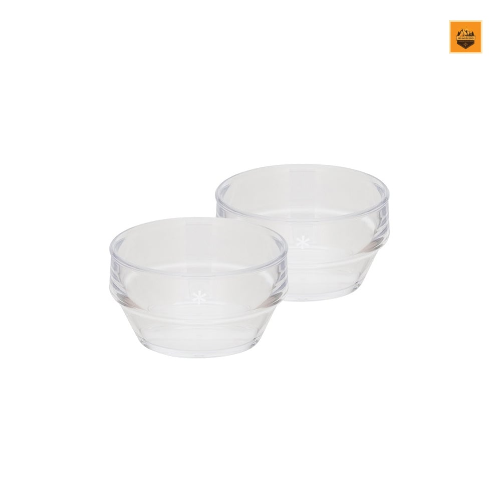 Ly Snow peak Sayo Clear Teacup (set of 2), TW-340 | Chính hãng