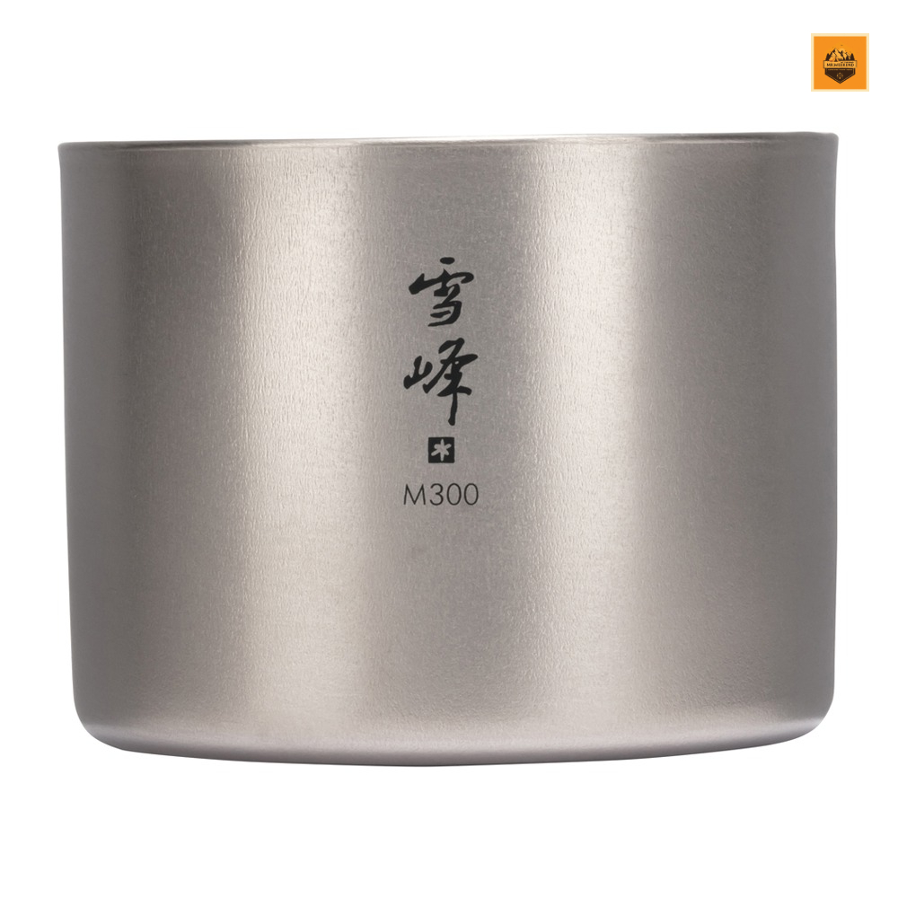 Ly Snow peak Ti-Double M300 Stacking Mug, TW-127 | Chính hãng