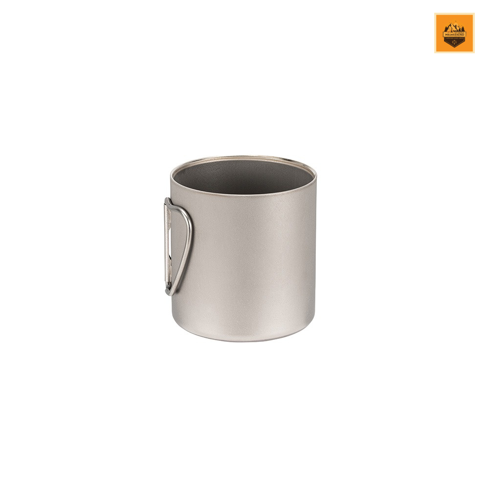 Ly Snow peak Titanium Double Mug 450 | Chính hãng
