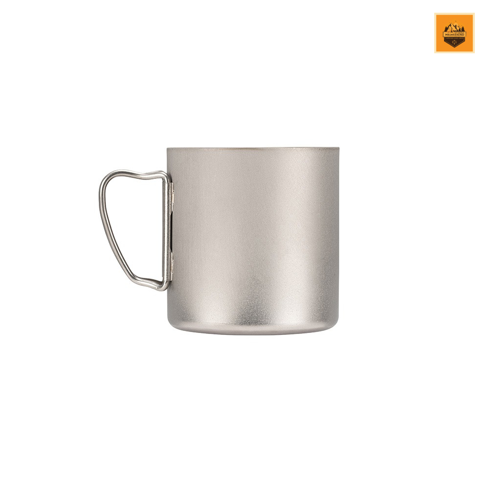 Ly Snow peak Titanium Double Mug 450 | Chính hãng