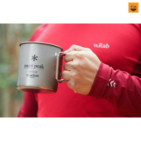 Ly Snow peak Titanium Single Cup 600, MG-044R | Chính hãng